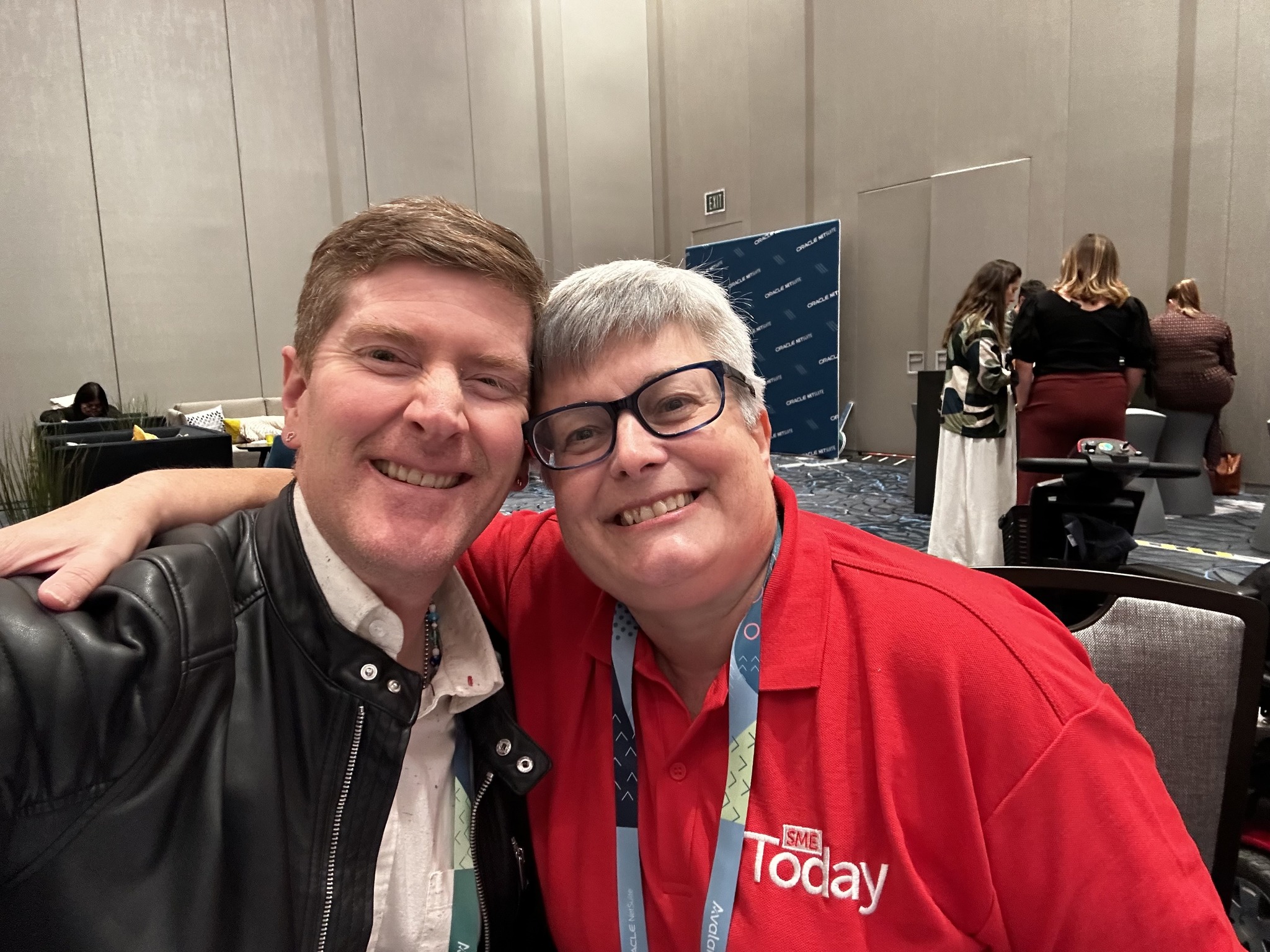 Journalists coming from afar!